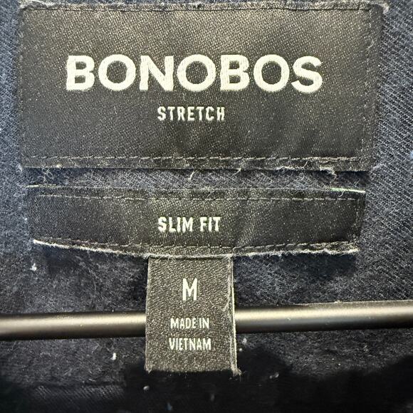 Bonobos Button Down Shirts Men's Medium Slim Fit Bundle of 2 Comfy Stretch Soft - Picture 5 of 16